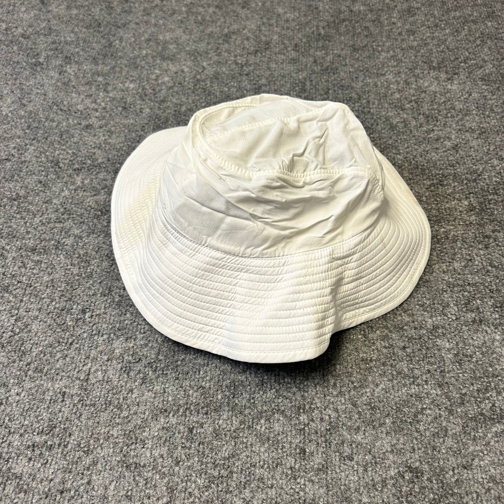 The North Face Bucket Hat Womens Size S-M White Ripstop Outdoor Sun Hiking Cap